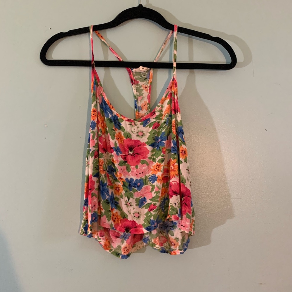Floral crop top